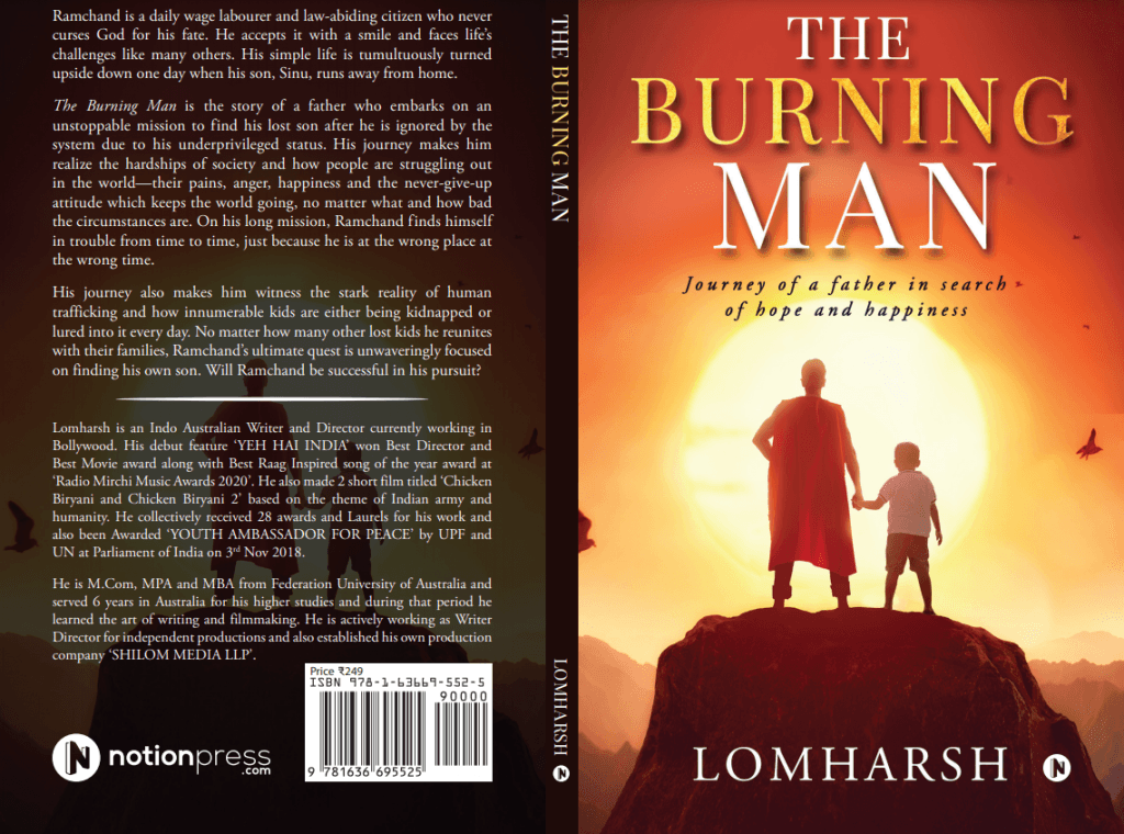 The Burning Man — Complete Jacket Spread